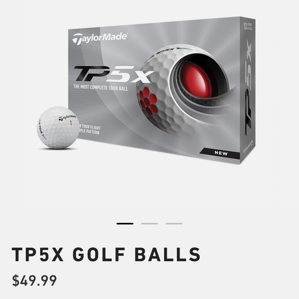 TaylorMade TP5X GOLF BALLS